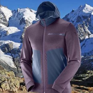 Salomon Pulse Lightweight Mid Aero Full Zip Running Jacket Brand New Mens Large